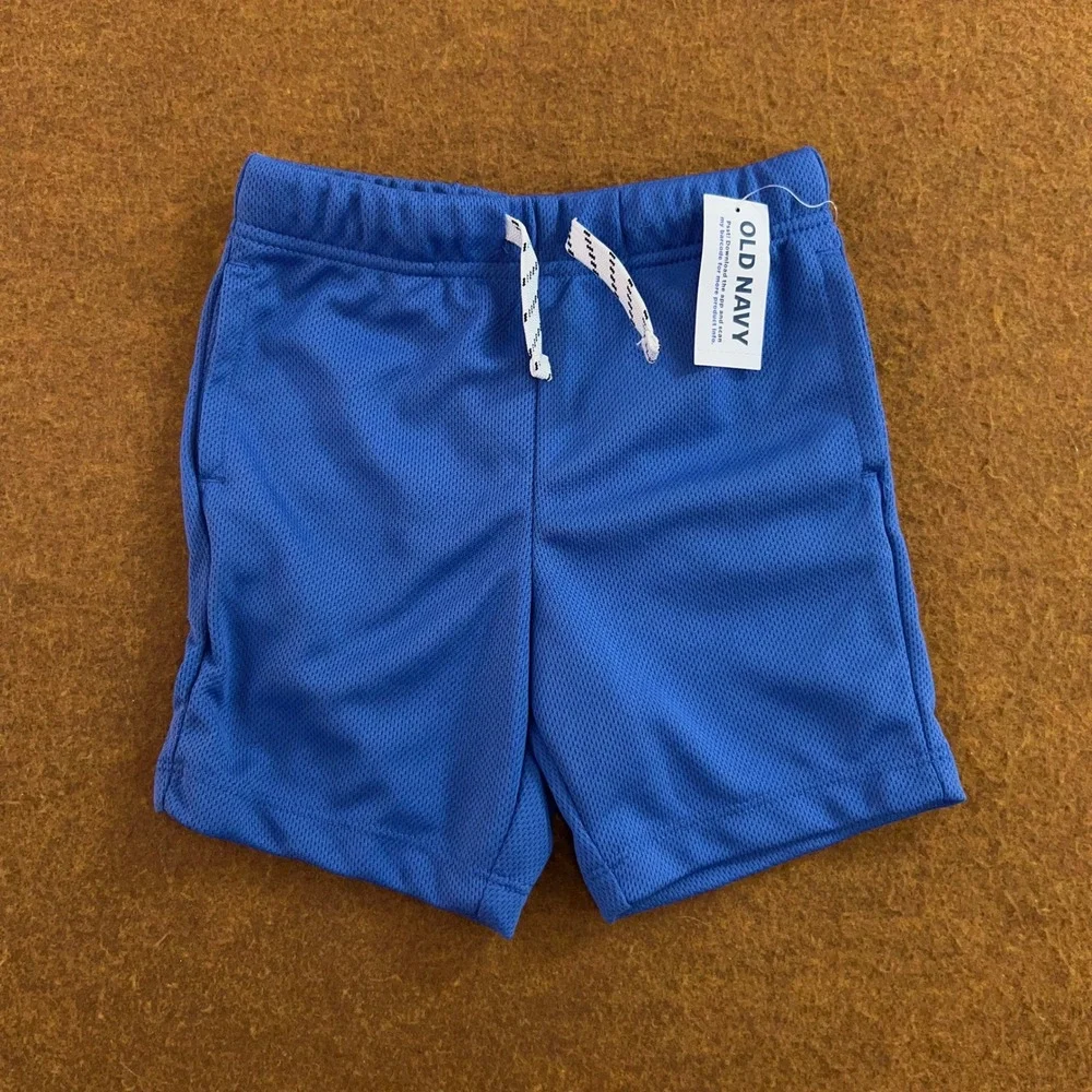 Old Navy Toddler 2T Green Blue Active Mesh Athletic Shorts Bundle NWT